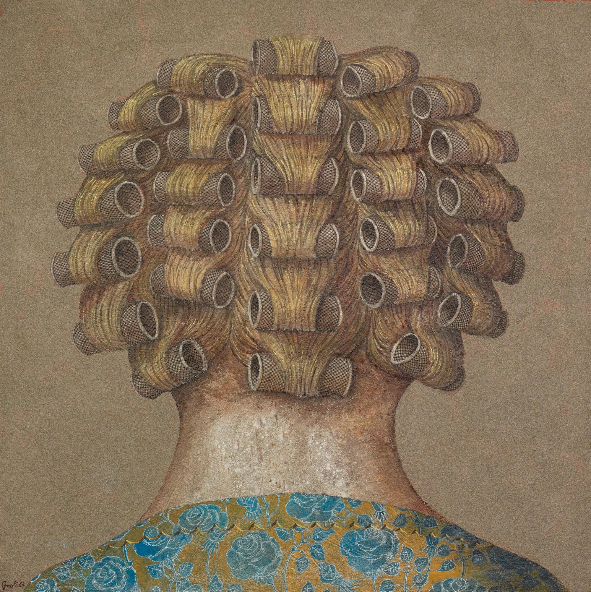 Domenico Gnoli - Mise en plis n. 1