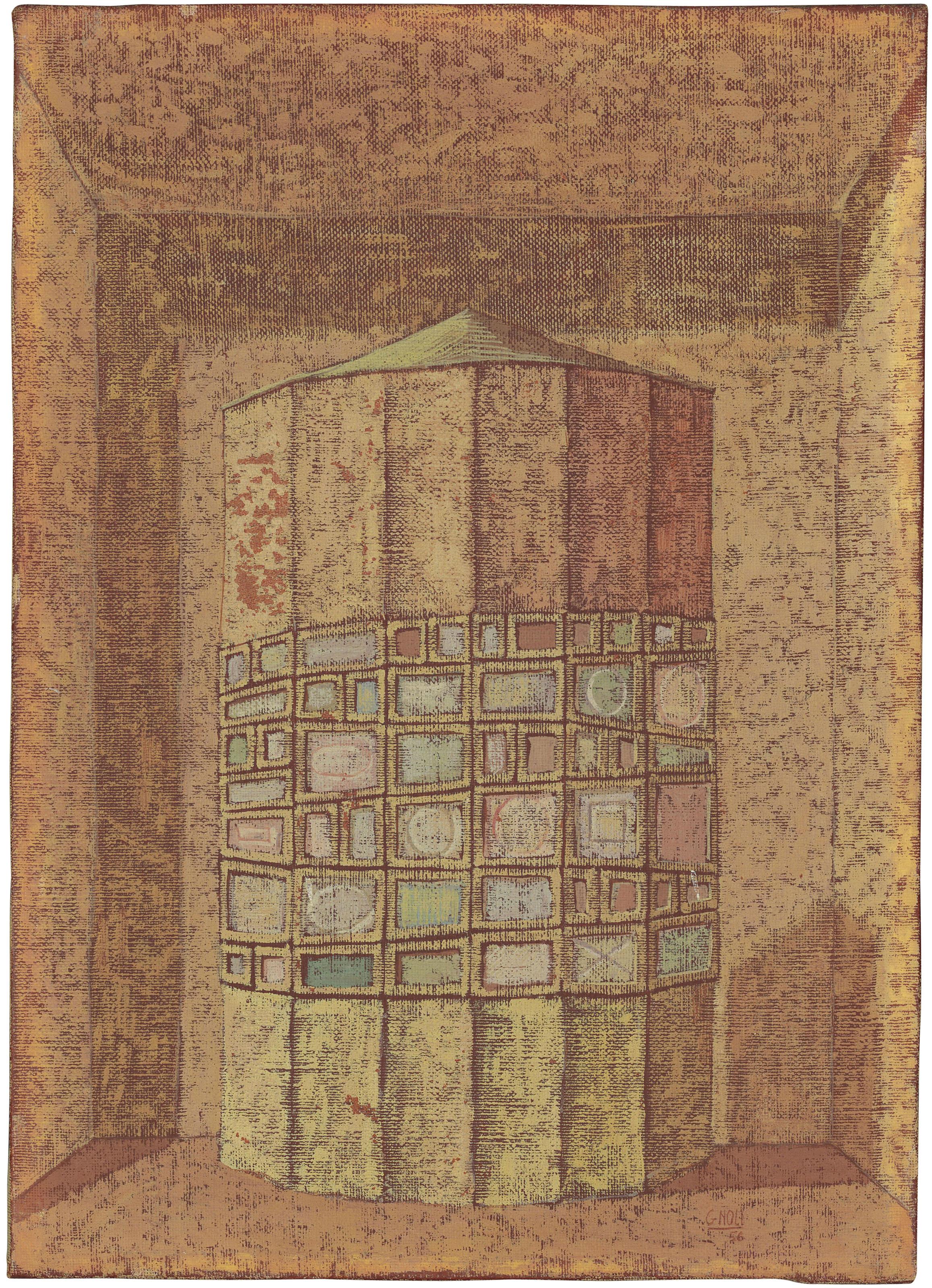 Domenico Gnoli - Tower in the Room