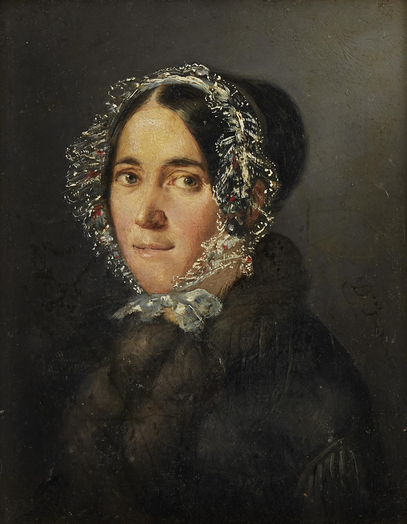 Domenico Induno - Ritratto femminile