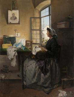 Domenico Induno - Un pensiero a Garibaldi