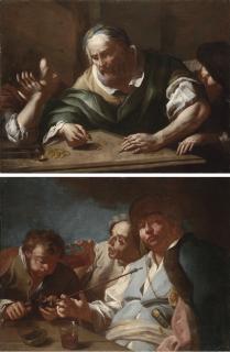 Domenico Maggiotto - Avarice; and The pleasure of smoke and drink