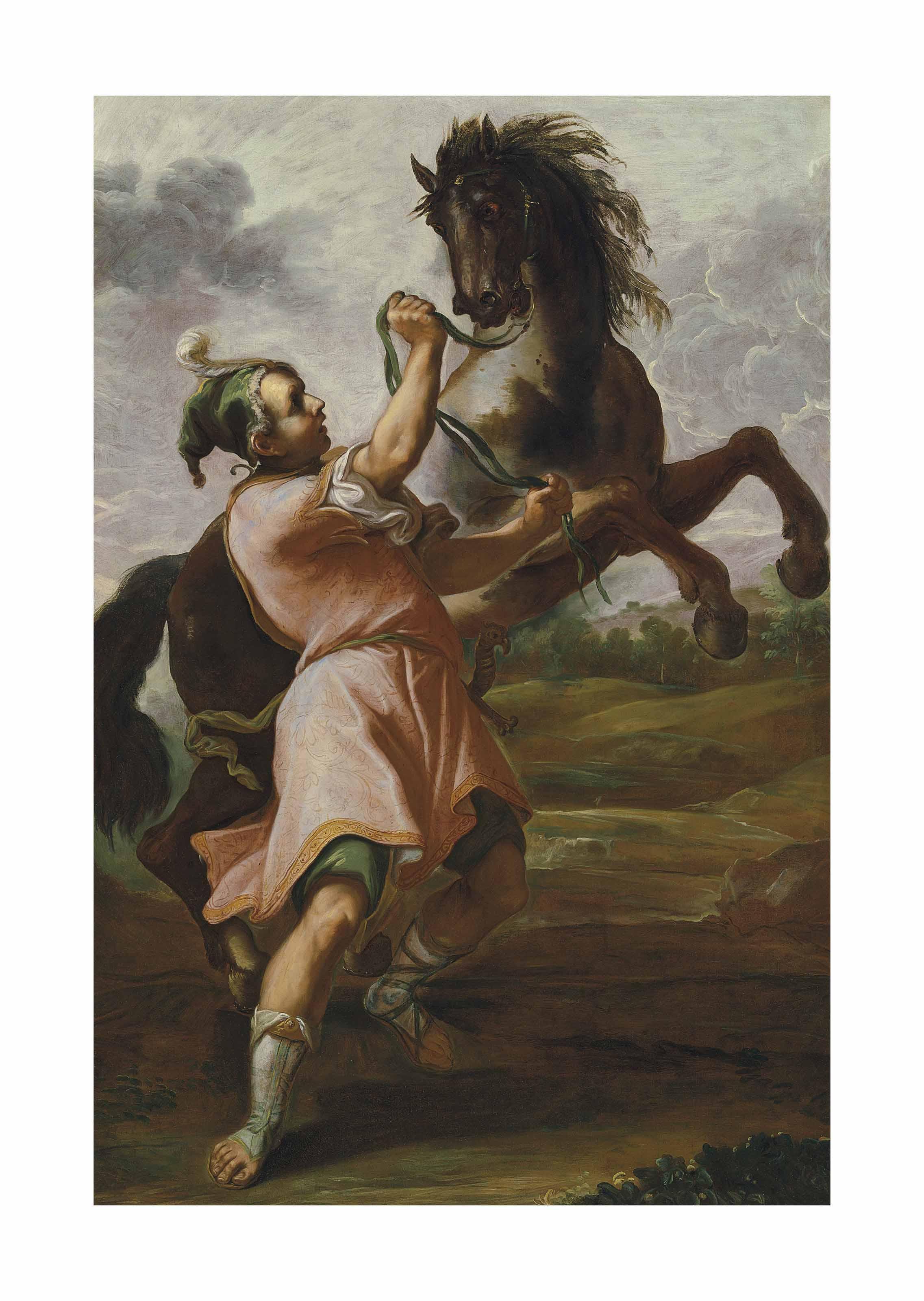 Domenico Maria Canuti - Alexander and Bucephalus