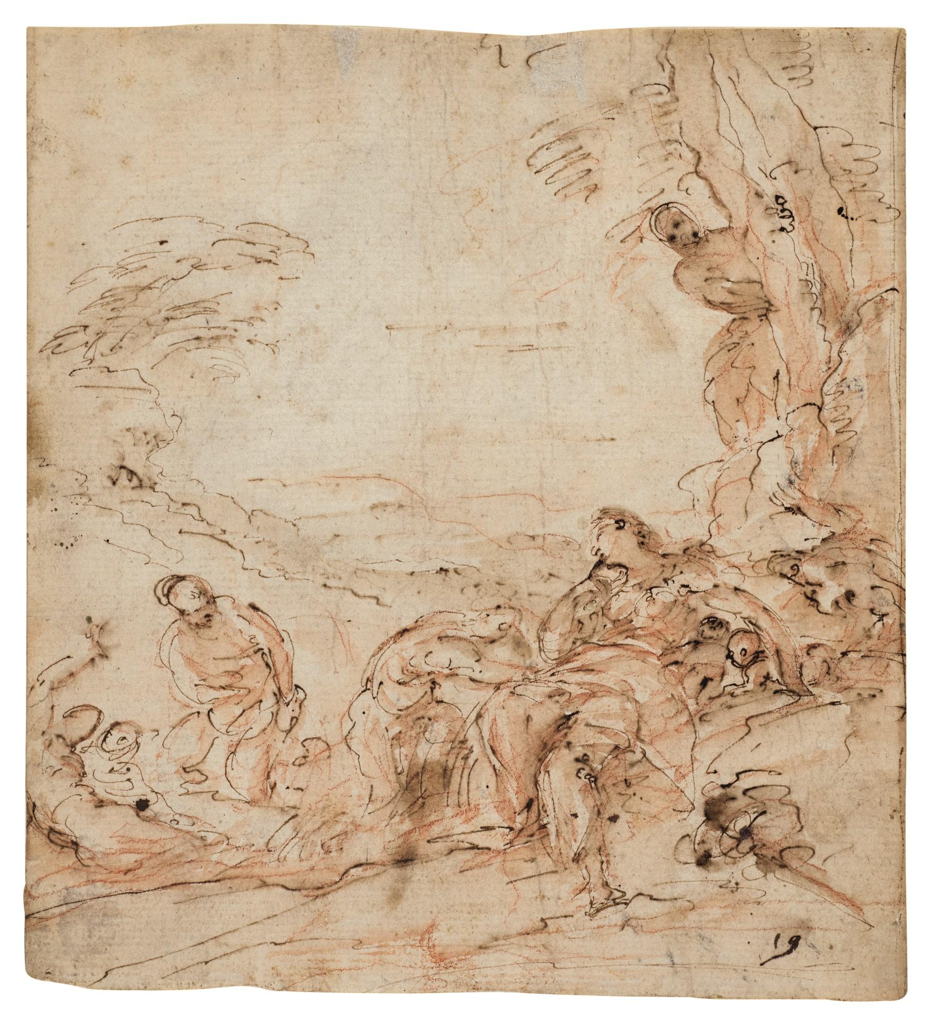 Domenico Maria Canuti - Latona and the Lycian Peasants