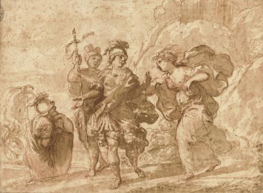 Domenico Maria Canuti - Rinaldo bids farewell to Armida