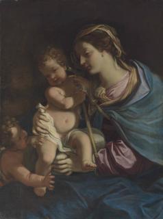Domenico Maria Canuti - The Madonna And Child With The Infant Saint John The Baptist