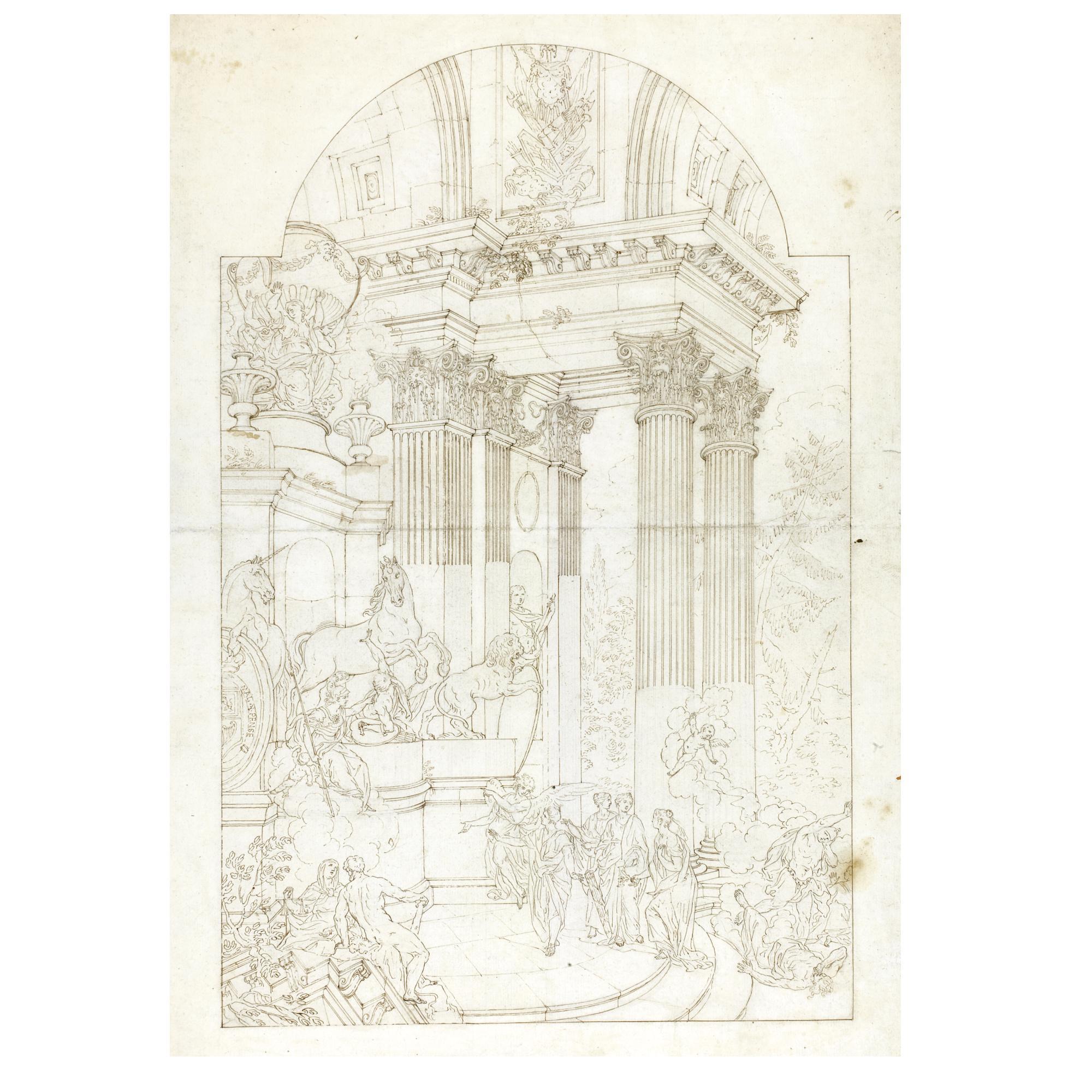 Domenico Maria Fratta - Monument To King George I