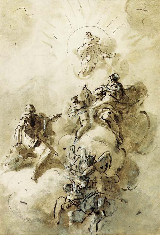 Domenico Mondo - The apotheosis of a Saint