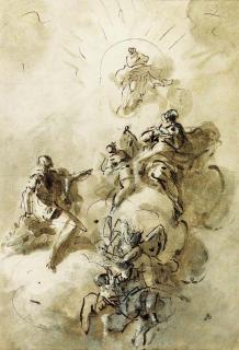 Domenico Mondo - The apotheosis of a Saint