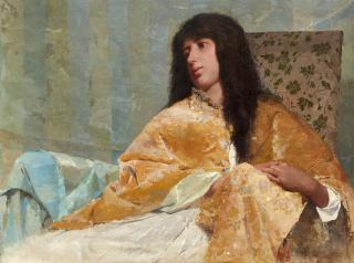 Domenico Morelli - Figura seduta