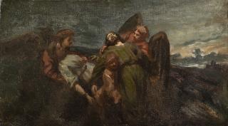 Domenico Morelli - I martiri portati in cielo dagli angeli