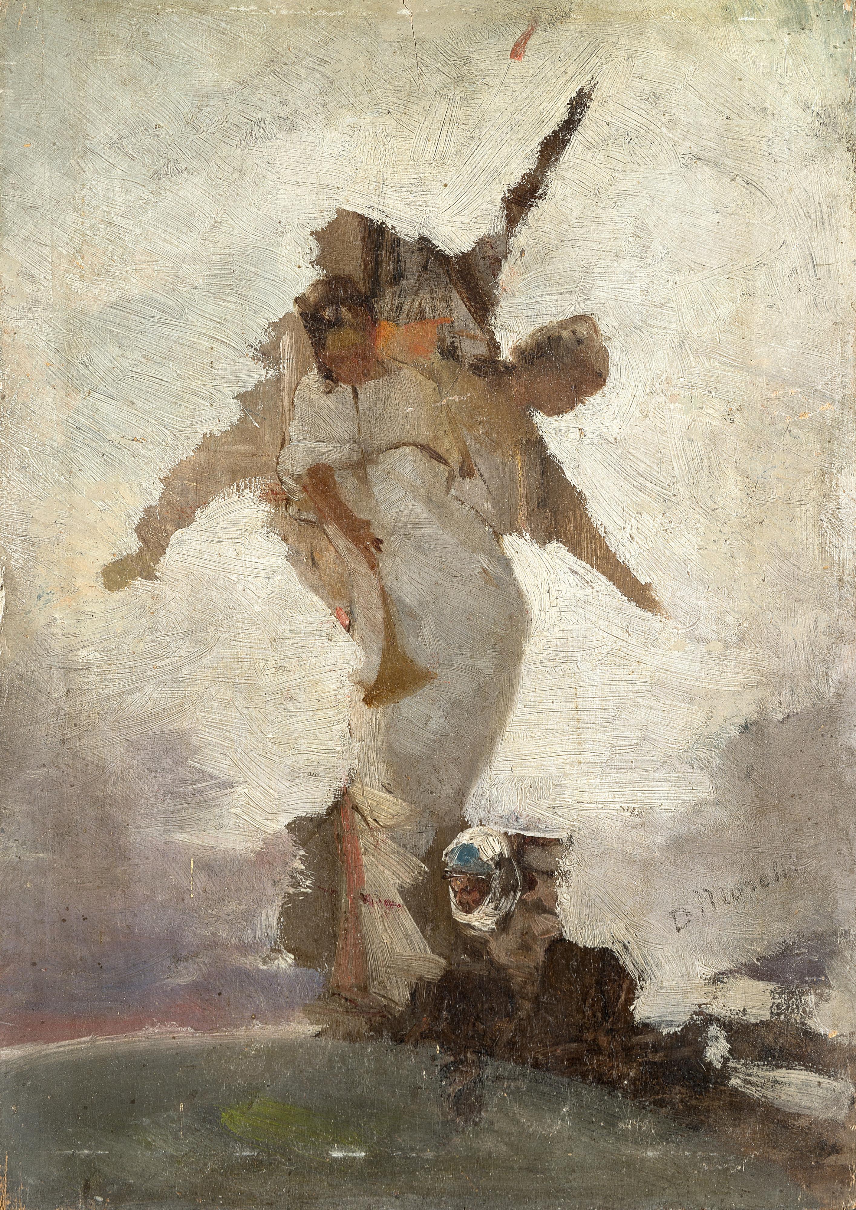 Domenico Morelli - Le donne colpevoli gettate nel Bosforo e perdonate da Allah