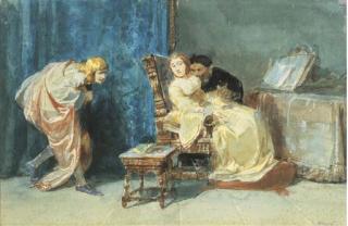 Domenico Morelli - Scena dell\'Otello di Shakespeare