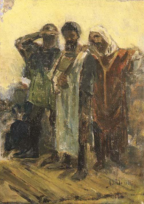 Domenico Morelli - Studio per i Profughi di Aquileia