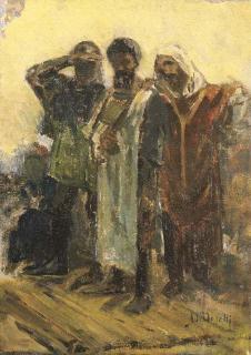 Domenico Morelli - Studio per i Profughi di Aquileia