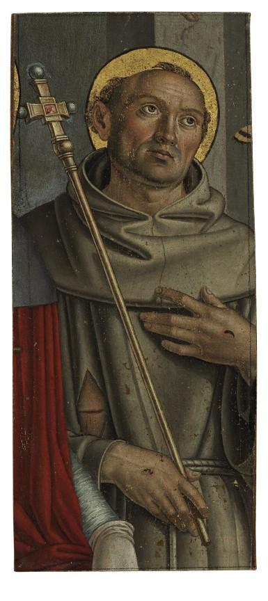 Domenico Morone - Saint Francis, a fragment