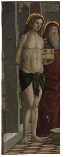 Domenico Morone - Saints Sebastian and Jerome, a fragment
