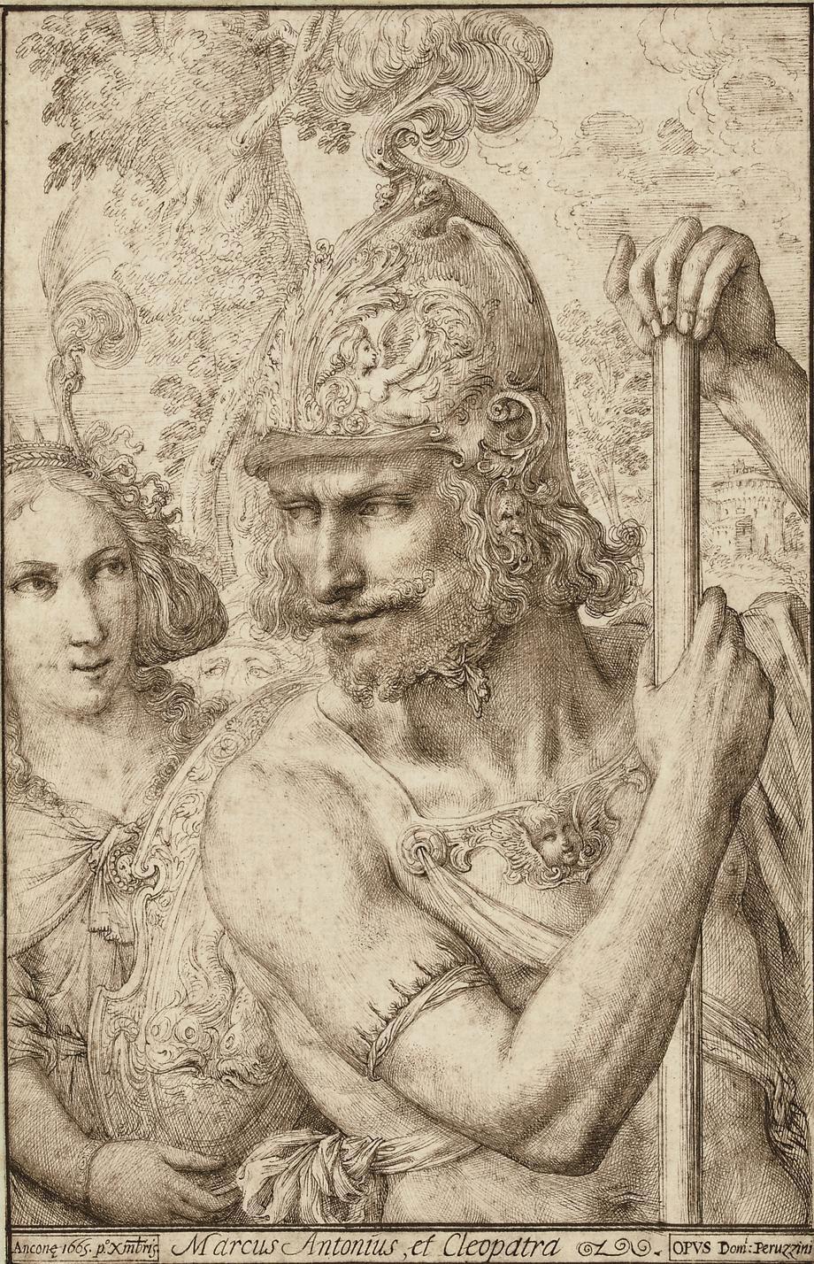 Domenico Peruzzini - Anthony and Cleopatra