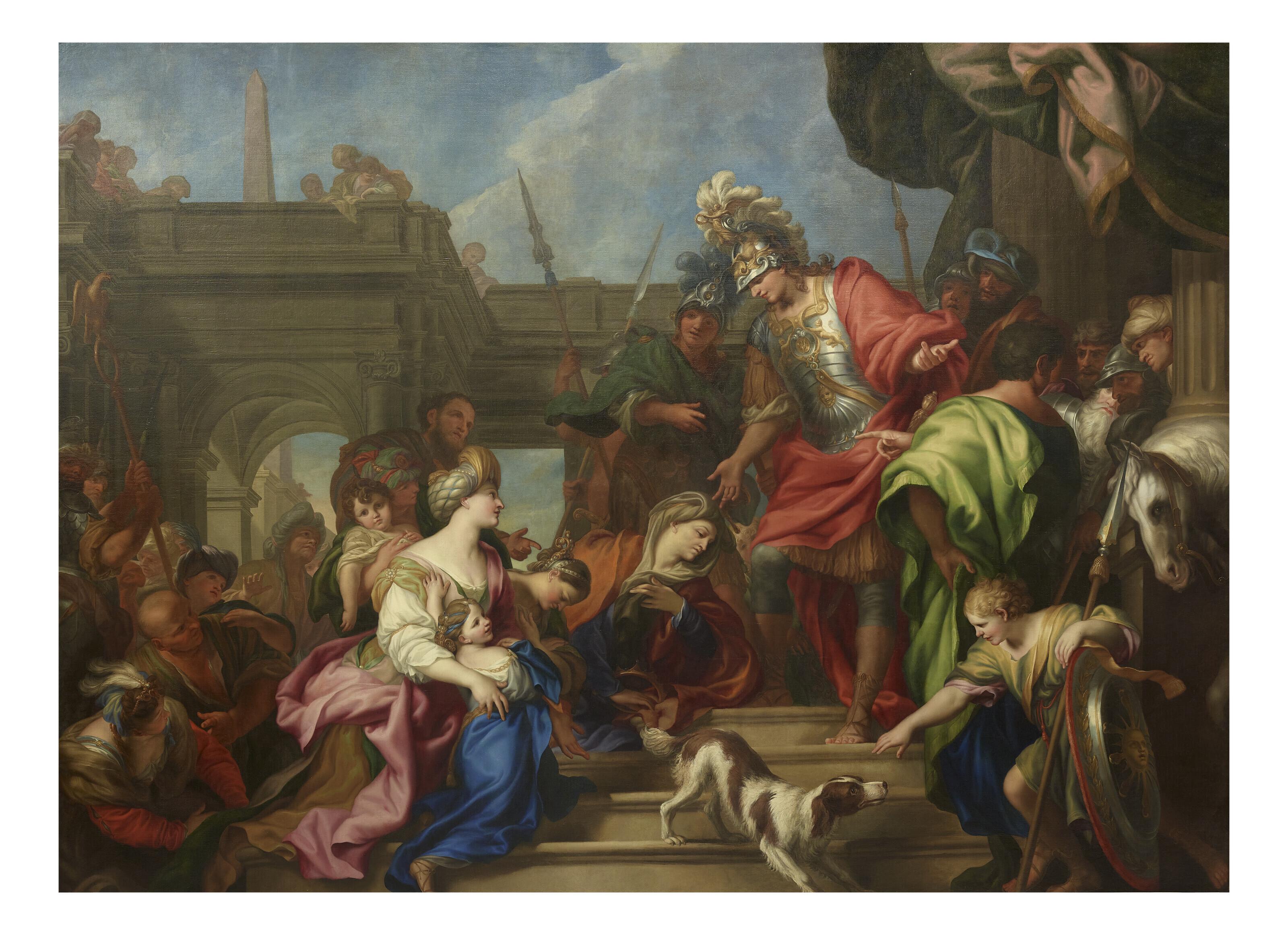 Domenico Piola - Alexandre et la famille de Darius