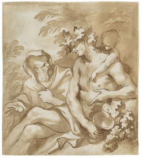 Domenico Piola - Allegory of Autumn and Winter