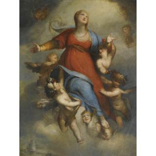 Domenico Piola - The Assumption Of The Virgin