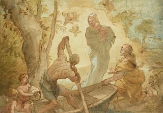 Domenico Piola - The Flight Into Egypt