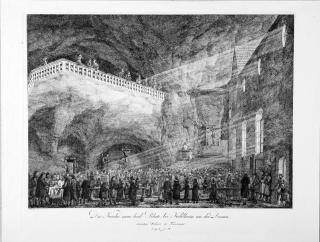 Domenico Quaglio - 2 Bll.: Schloss Trausnitz – Die Kirche zum Heiligen Blute