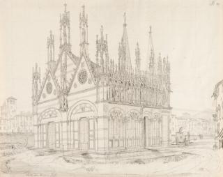 Domenico Quaglio - „Capella della Spina in Pisa“.