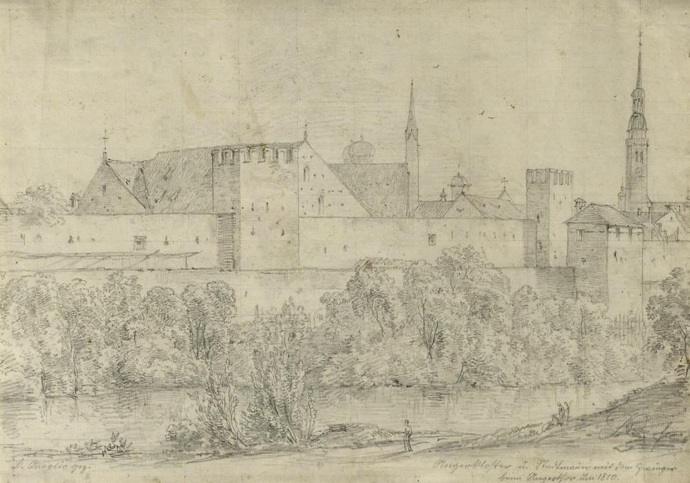 Domenico Quaglio - The Angerkloster