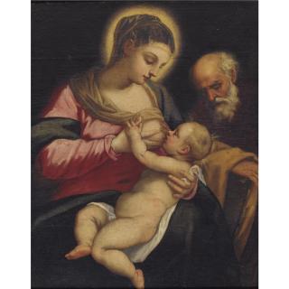 Domenico Tintoretto - Holy Family