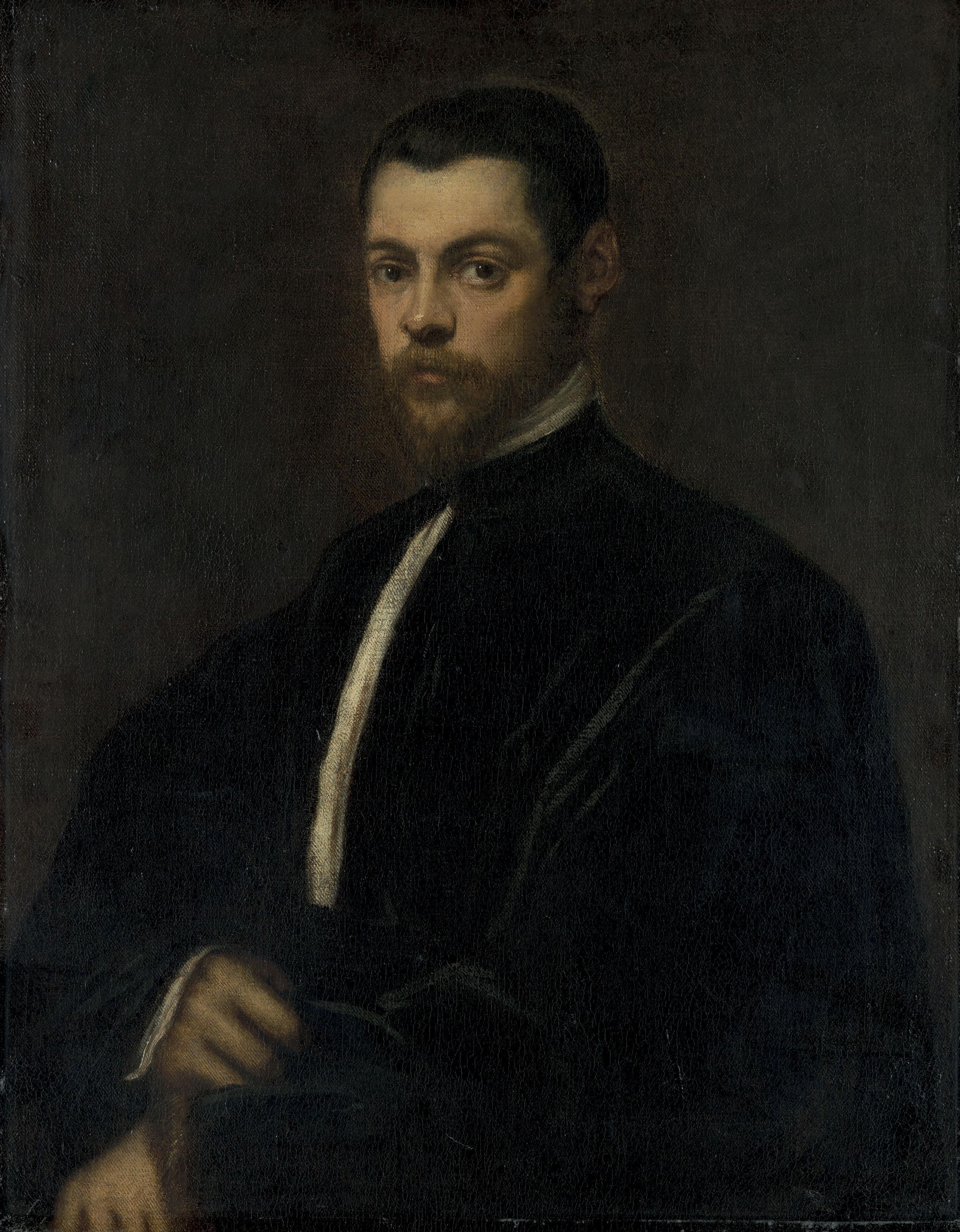 Domenico Tintoretto - Portrait Of A Gentleman, Half-Length