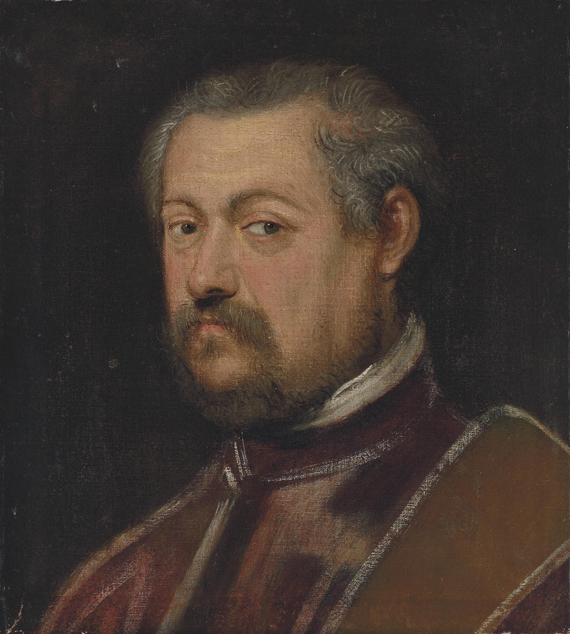 Domenico Tintoretto - Portrait of A Venetian Senator, Bust-Length