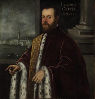 Domenico Tintoretto - Portrait of Joannes Gritti