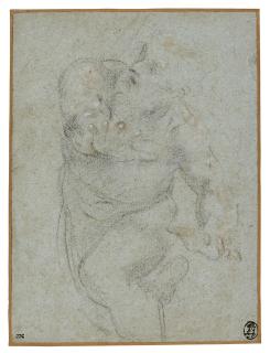 Domenico Zampieri - A Study Of A Man In Motion, His Arms Outstretched