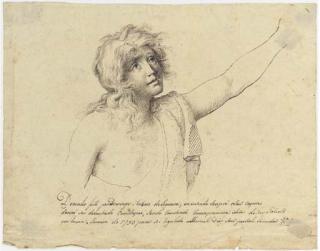 Domingos Antonio de Sequeira - A young man gesturing to the right