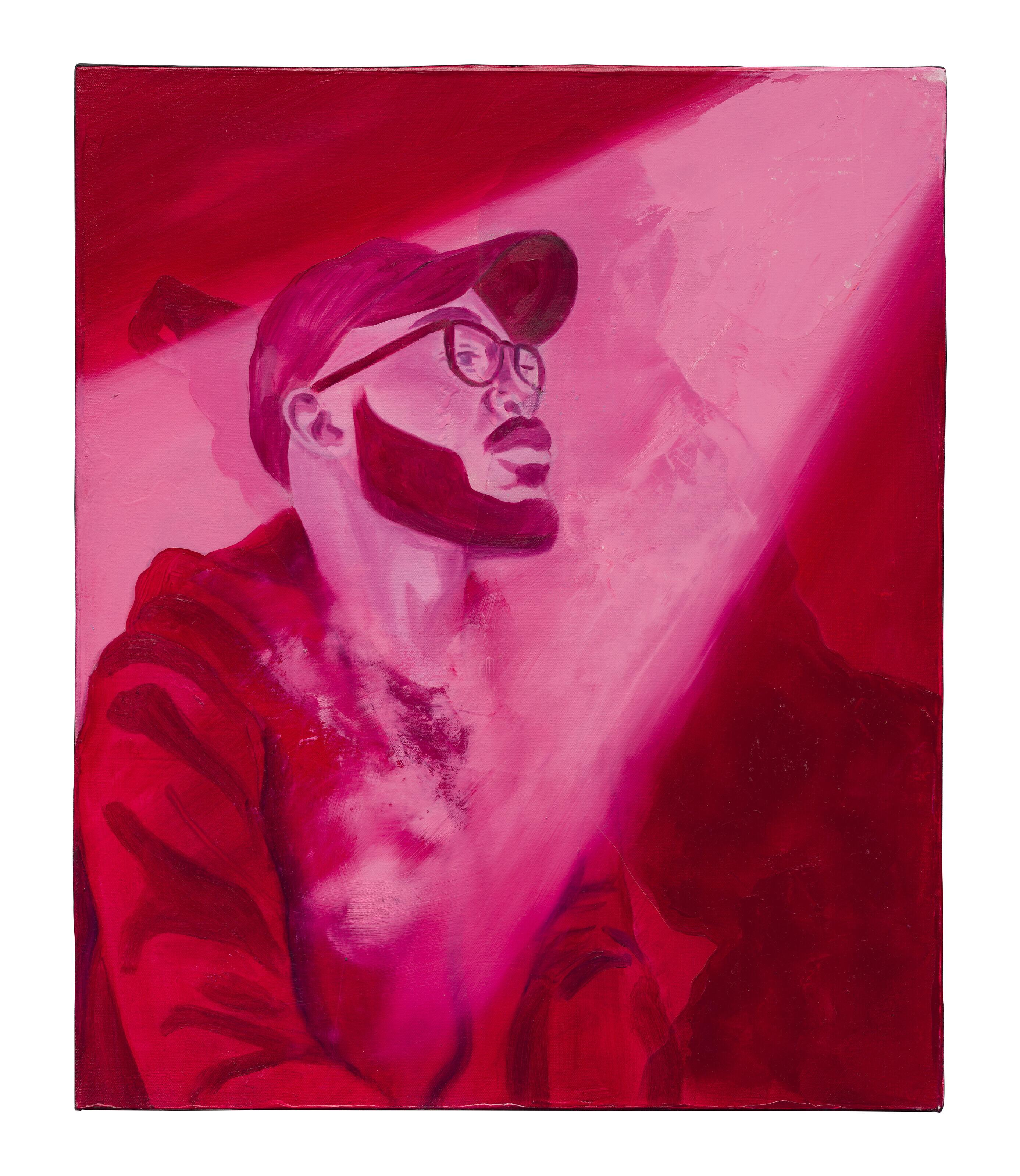 Dominic Chambers - Shadow Man I (Tahj in Red)