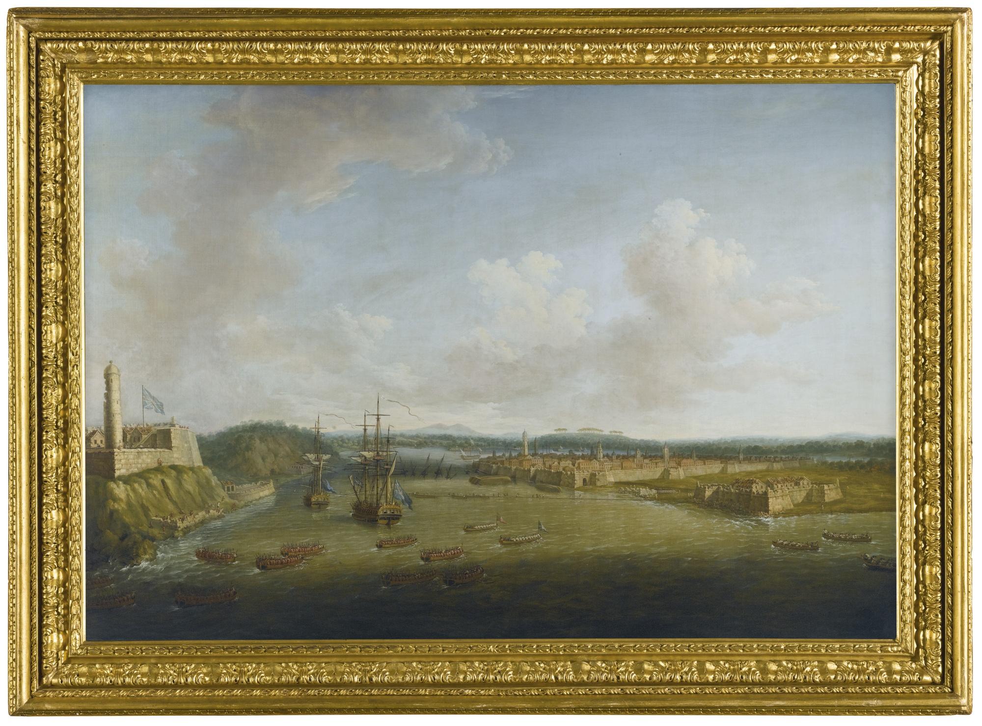 Dominic Serres, R.A. - The Capture Of Havana, Cuba: The Taking Of The Town By British Forces Under The Command Of The Earl Of Albemarle, 14 August 1762