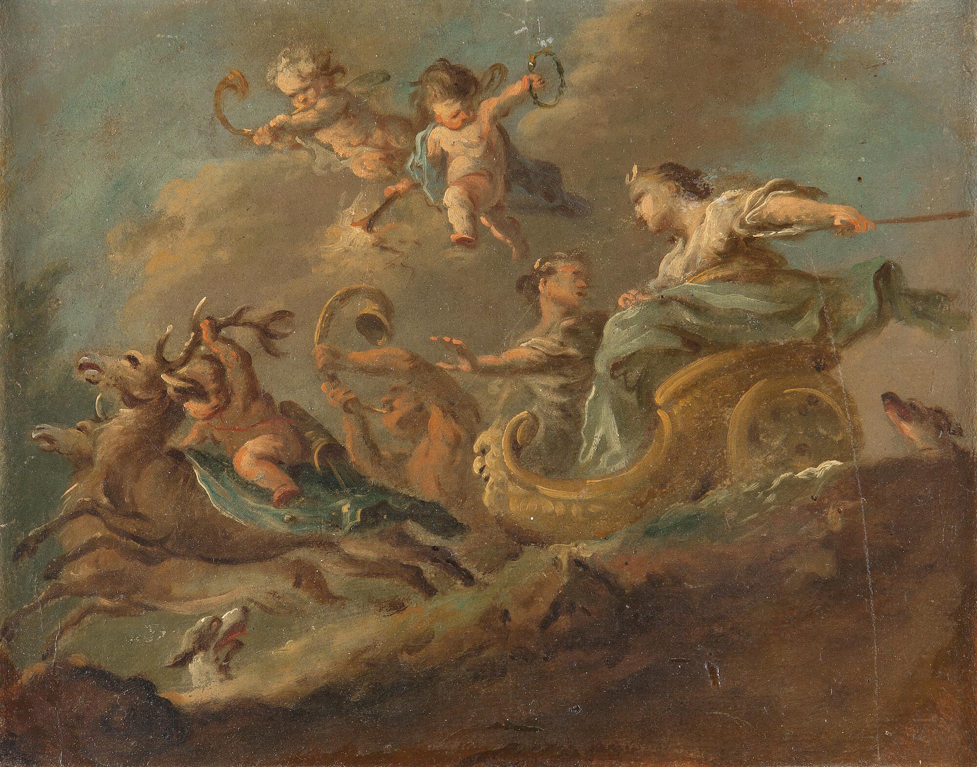 Dominik Kindermann - Diana auf ihrem Jagdschlitten