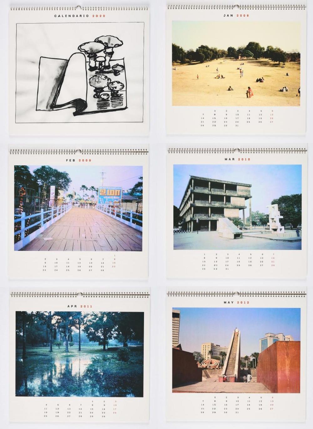 Dominique Gonzalez-Foerster - Calendario 2020 (für Parkett 80).