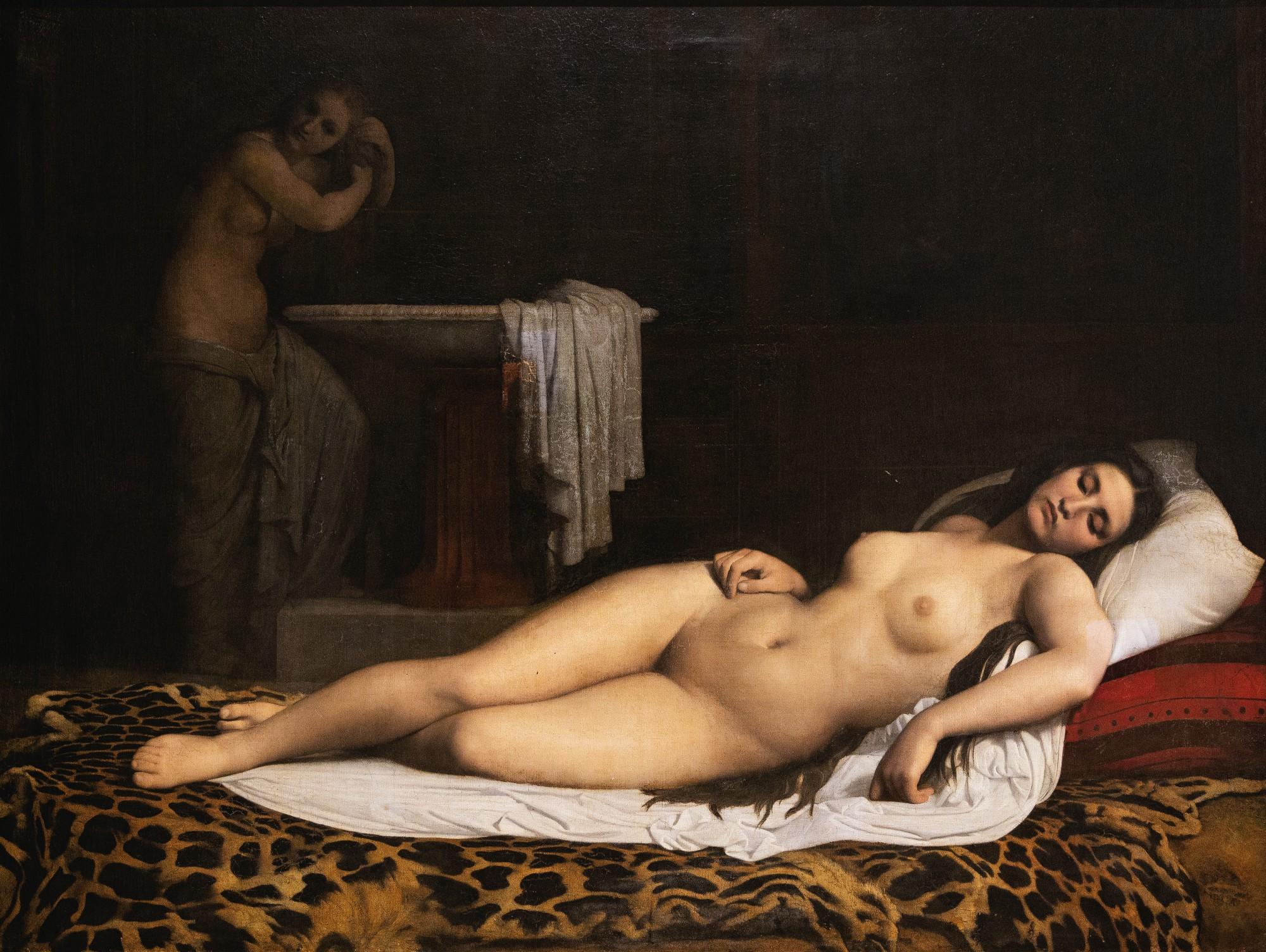Dominique Louis Féréol Papety - The odalisque