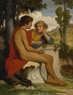 Dominique Louis Papety - French Daphnis And Chloe 