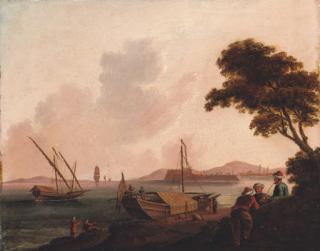 Dominique Louis Papety - Qeshm Island, Persia (Gulf of Hormuz), 1847