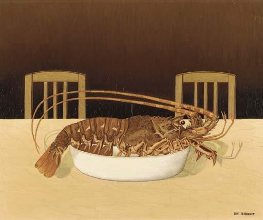 Dominique Peyronnet - Nature morte avec langouste