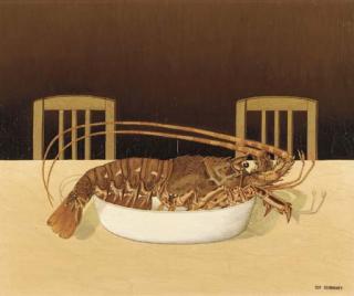 Dominique Peyronnet - Nature morte avec langouste