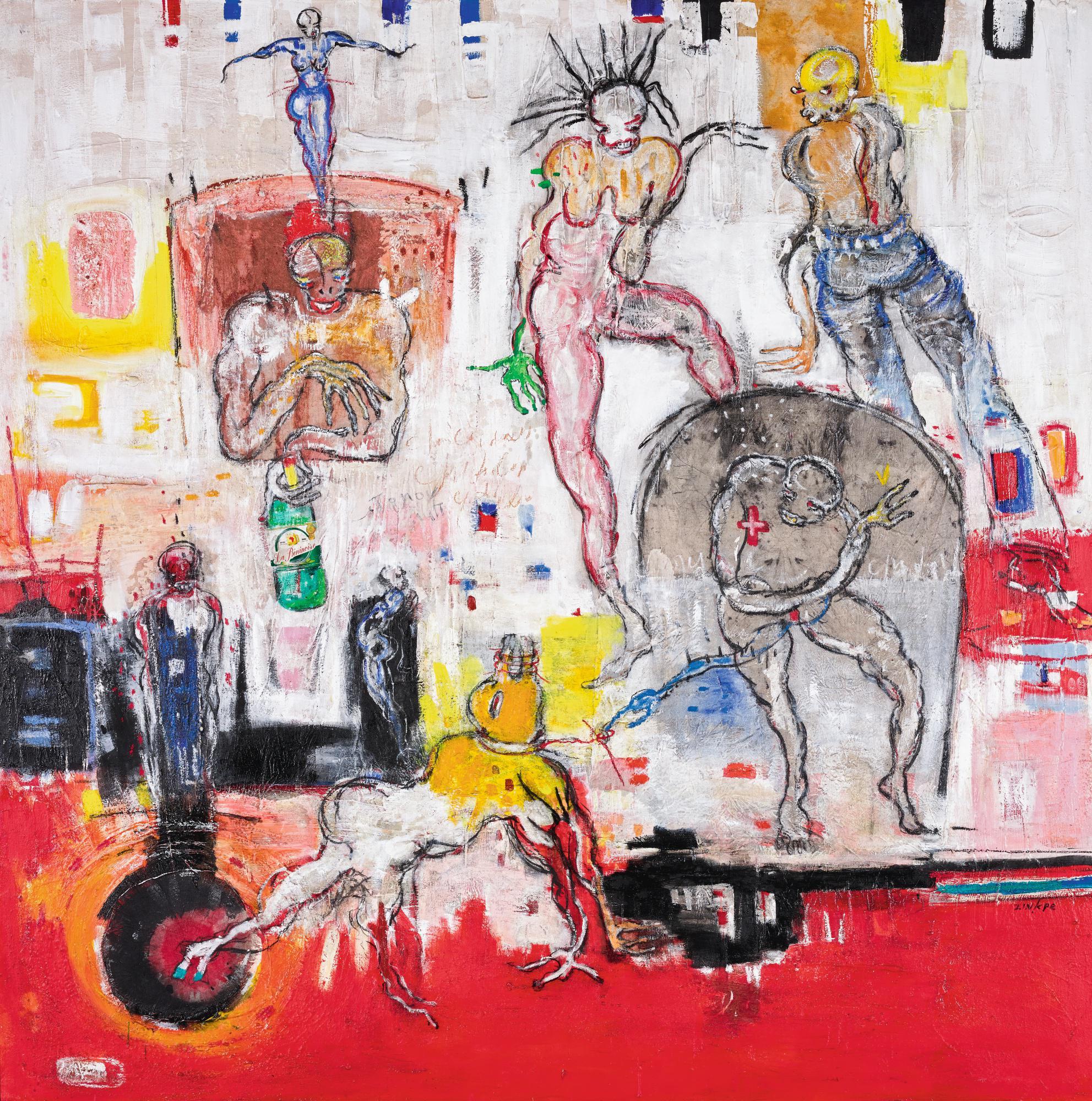 Dominique Zinkpè - Les Villagois