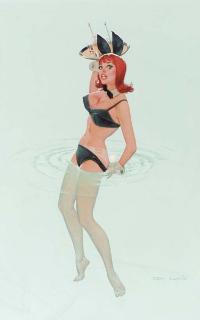 Don Lewis - Bunny in Water, circa 1964