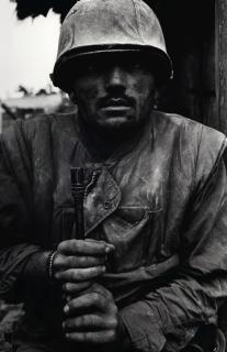 Don McCullin - Shell-shocked Marine, Vietnam, Hue, 1968