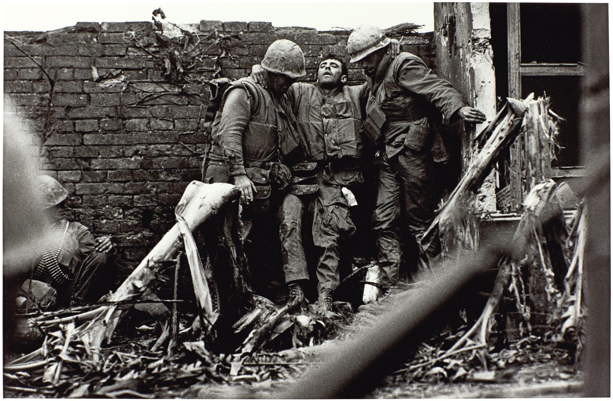 Don Mccullin - Wounded Marine, Vietnam, 1968