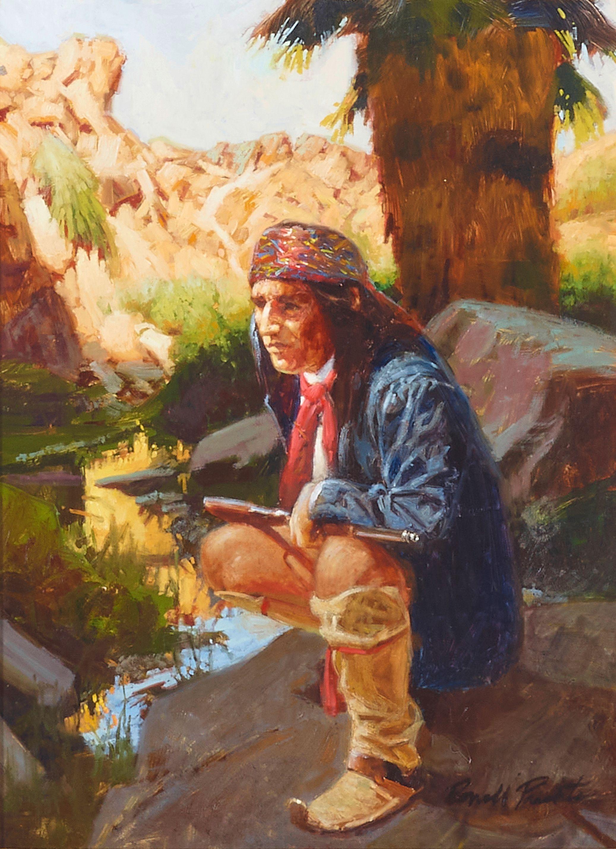 Don Prechtel - Cochise 12 x 9 in. framed 19 x 16 in.