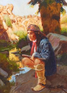 Don Prechtel - Cochise 12 x 9 in. framed 19 x 16 in.