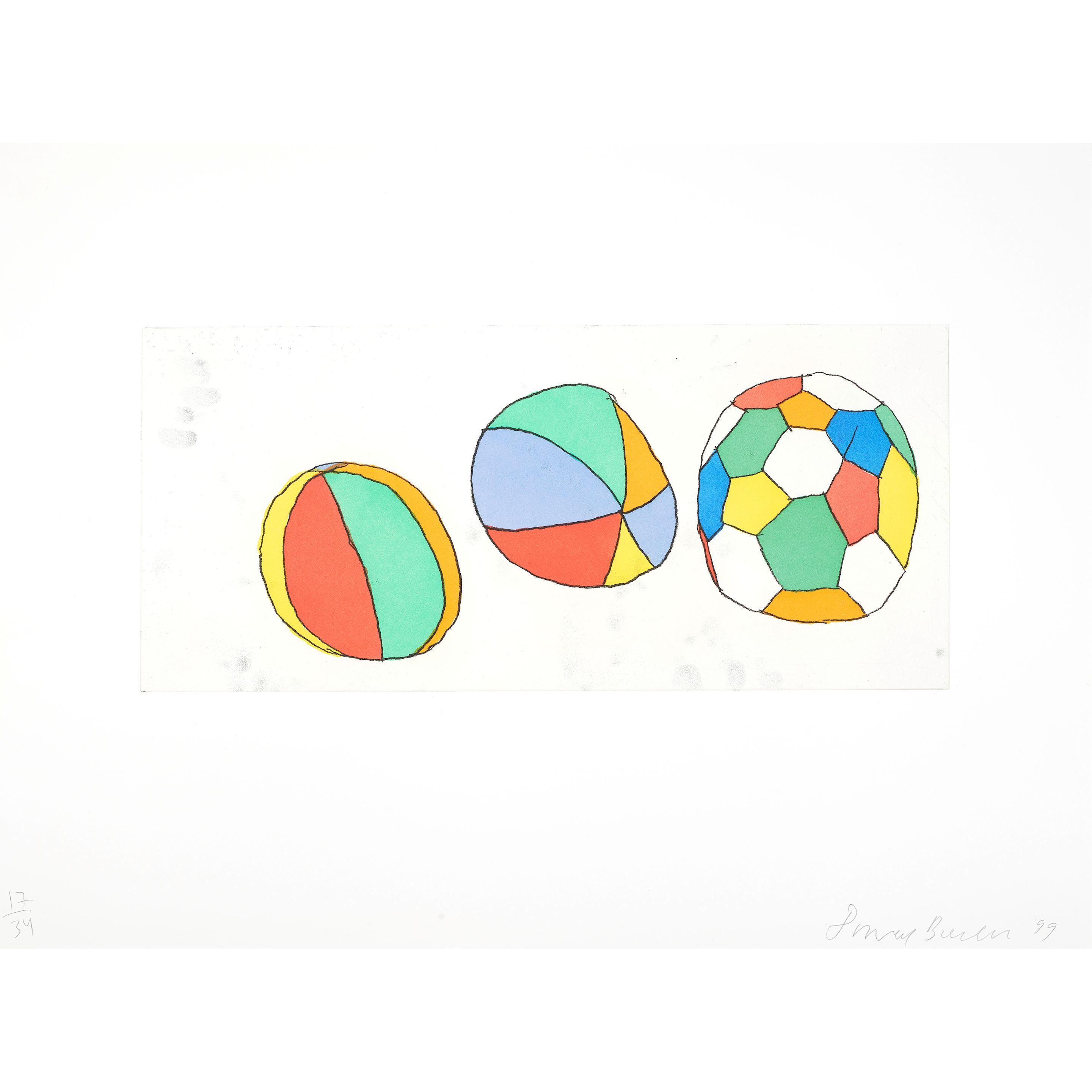 Donald Baechler - 3 Balls